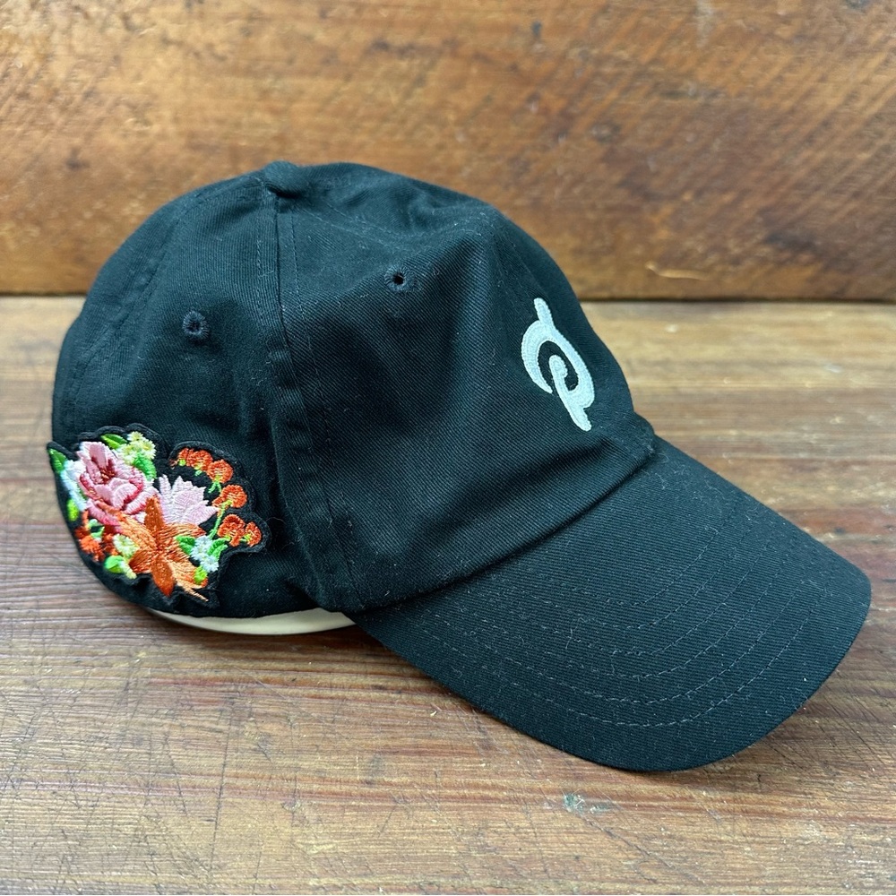 Peloton Asian Heritage Hat Embroidered Flower Patch Adjustable
